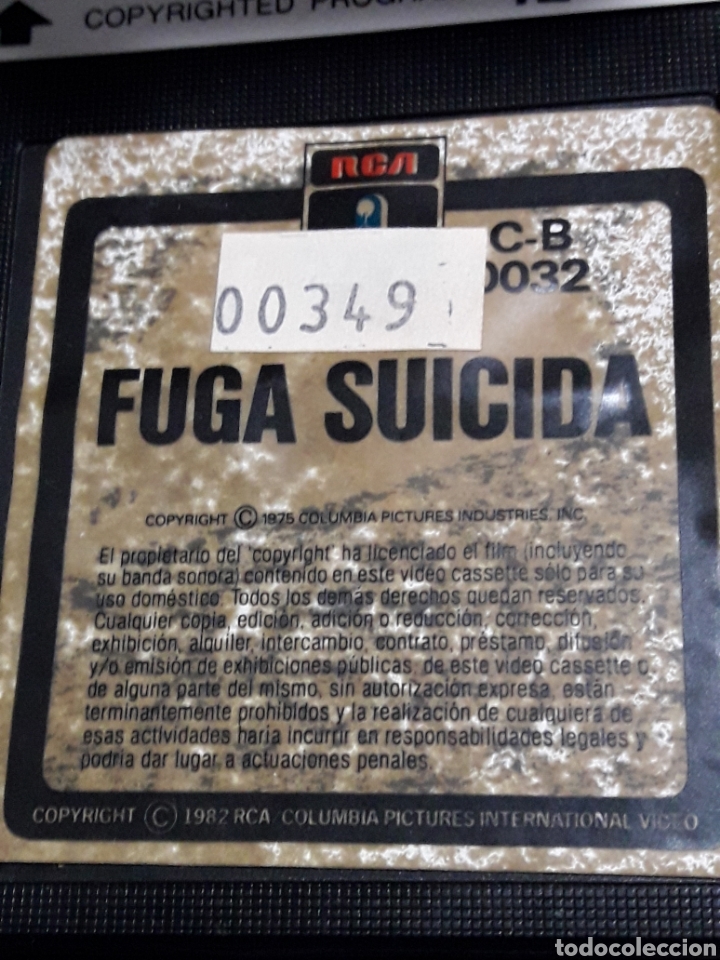 Cine: FUGA SUICIDA BETA ORIGINAL - Foto 3