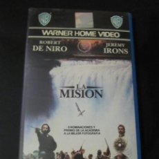 Cine: BETA LA MISION ROBERT DE NIRO ROBERT DE NIRO ENNIO MORRICONE 1ª EDICION WARNER HOME VIDEO. Lote 189237782