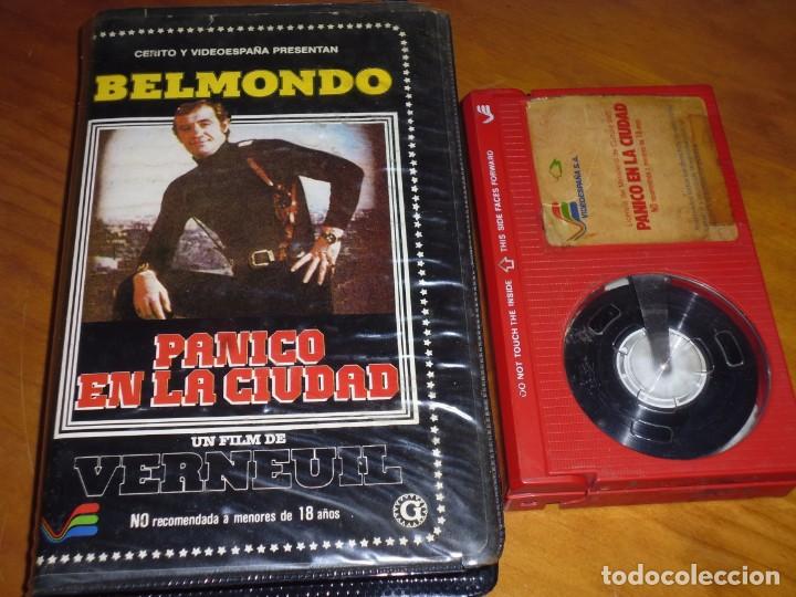 Cine: PANICO EN LA CIUDAD - BELMONDO - BETA - Foto 1
