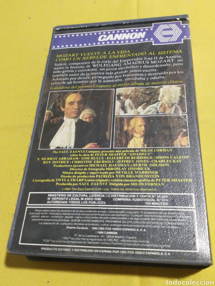 Cine: AMADEUS 1986 BETA ORIGINAL - Foto 2