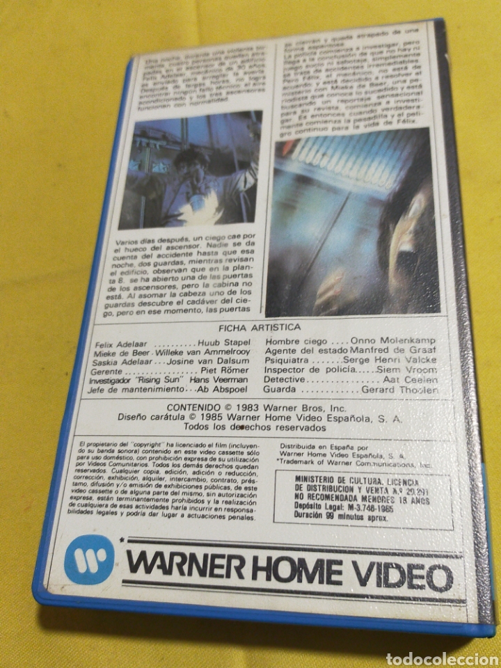 Cine: EL ASCENSOR 1985 BETA ORIGINAL - Foto 2