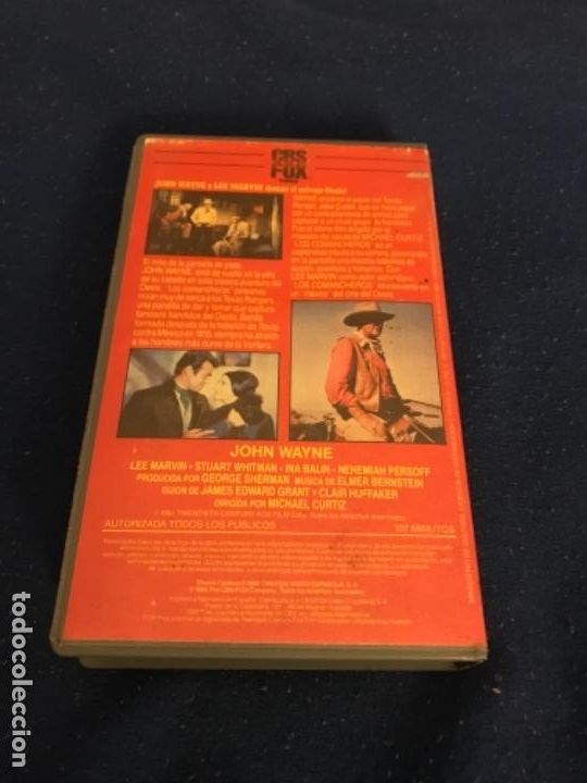 Cine: BETA LOS COMANCHEROS JOHN WAYNE JOHN WAYNE CBS FOX PEDIDO M&Iacute;NIMO 8&euro; - Foto 3