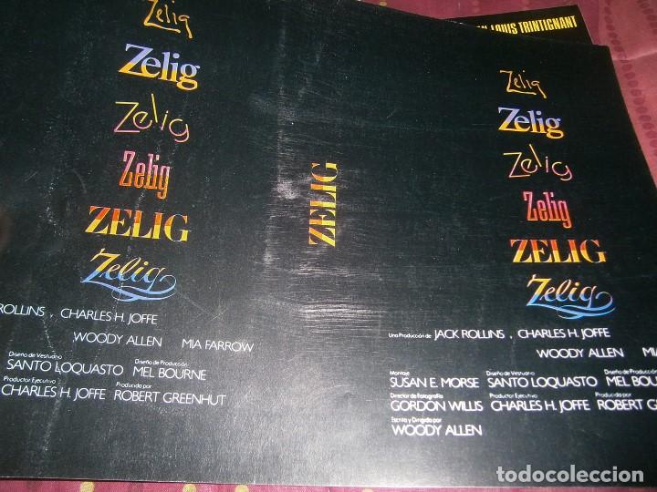 Cine: &iexcl;&iexcl;SOLO CARATULA&iexcl;&iexcl;ZELIG - Foto 1
