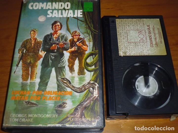 Cine: COMANDO SALVAJE - GEORGE MONTGOMERY - BETA - Foto 1
