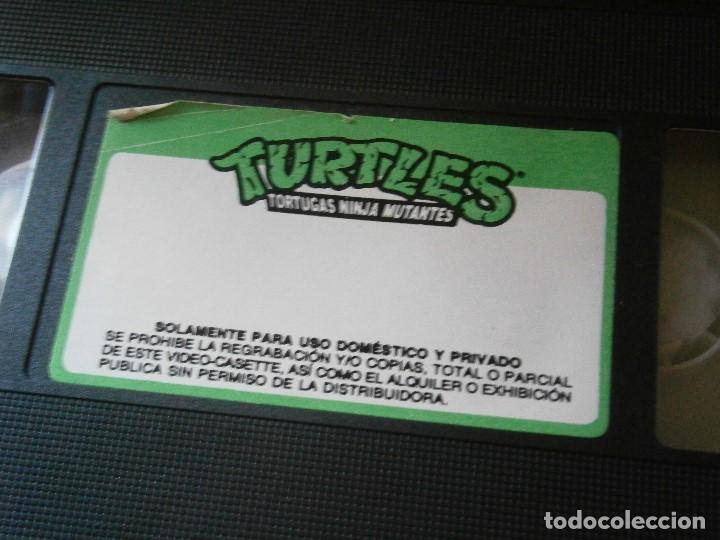Cine: TURTLES TORTUGAS NINJA VHS - Foto 3