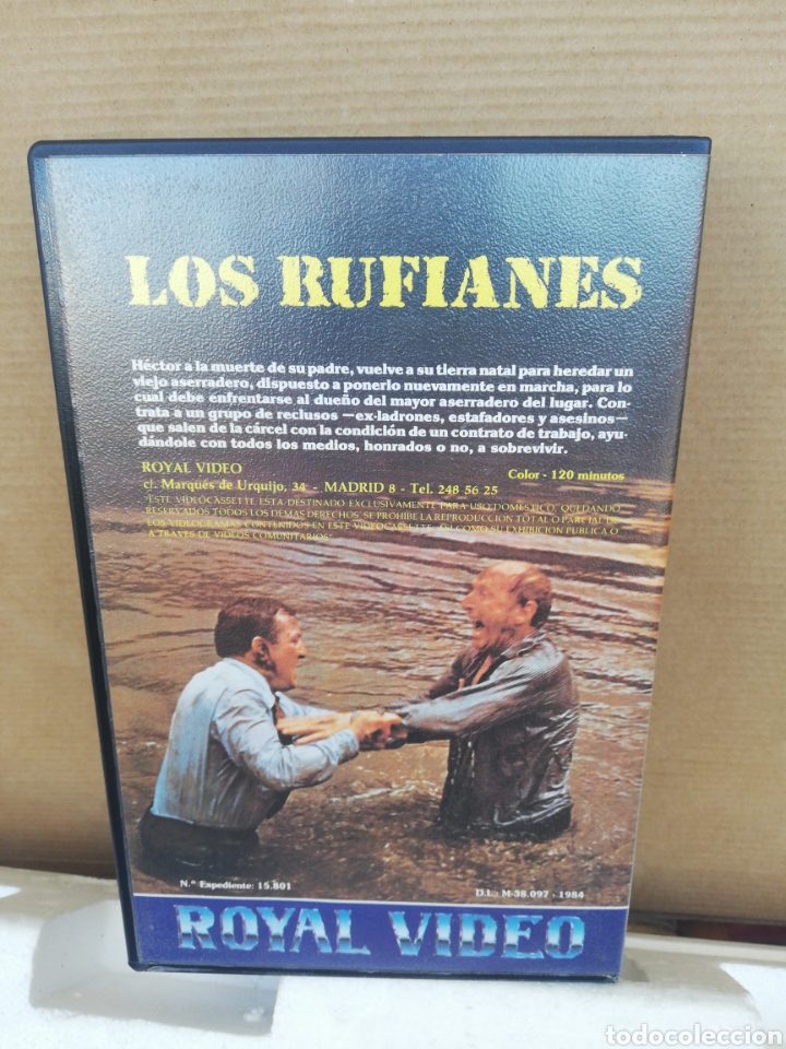 Cine: Los rufianes VHS Beta - Foto 2