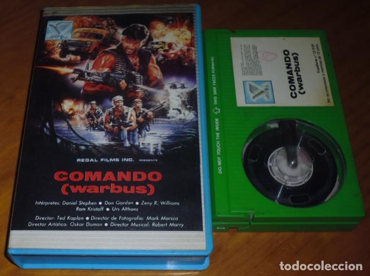 Cine: COMANDO / WARBUS - DANIEL STEPHEN, DON GORDON, ROM KRISTOFF, TED KAPLAN - BETA - Foto 1