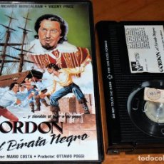 Cine: GORDON EL PIRATA NEGRO - MARIO COSTA, RICARDO MONTALBAN, VINCENT PRICE - BETA. Lote 246224185