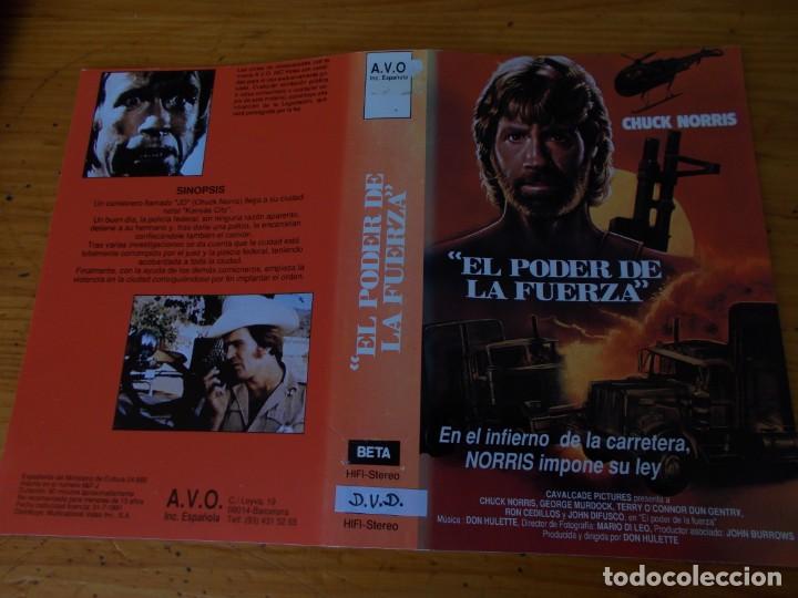 Cine: EL PODER DE LA FUERZA, (&rdquo;SOLO CARATULA&rdquo;) - Foto 1