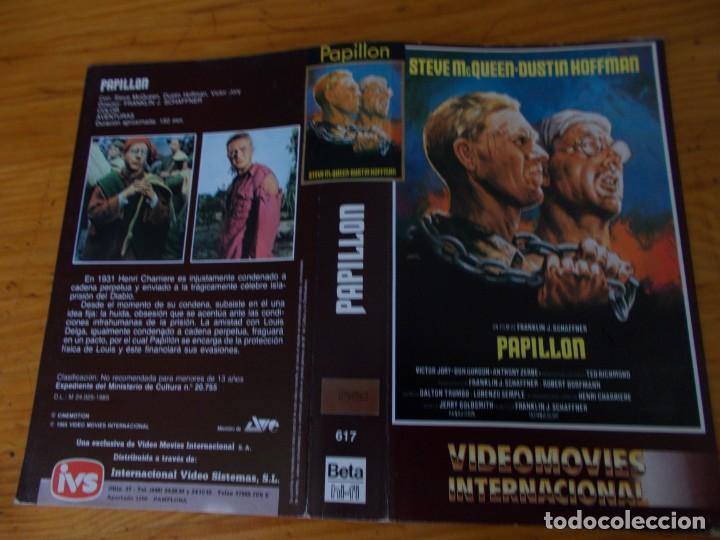 Cine: PAPILLON, (&rdquo;SOLO CARATULA&rdquo;) - Foto 1
