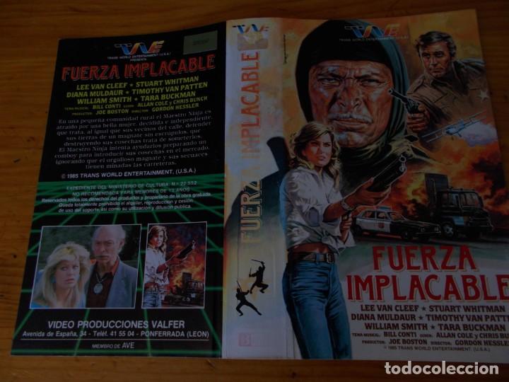 Cine: FUERZA IMPLACABLE, (&rdquo;SOLO CARATULA&rdquo;) - Foto 1