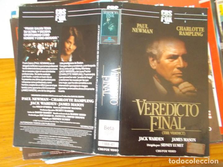Cine: VEREDICTO FINAL, (&rdquo;SOLO CARATULA&rdquo;) - Foto 1