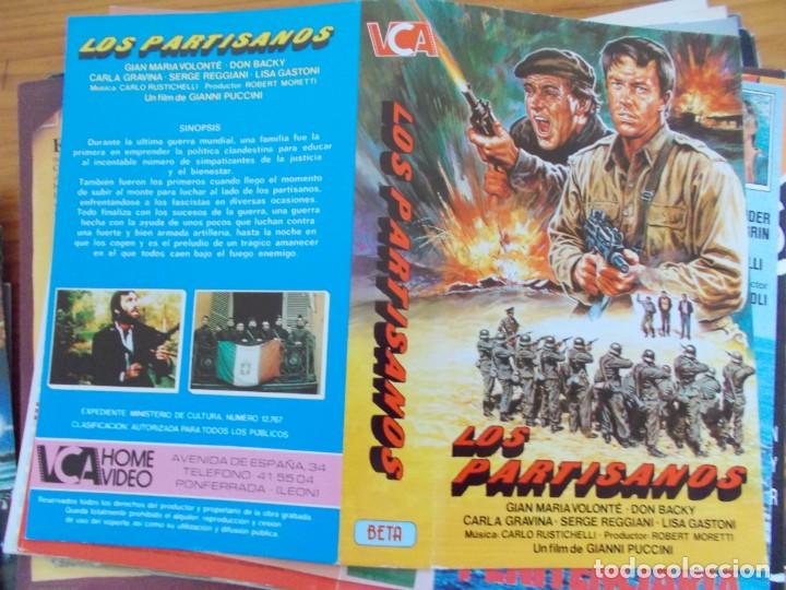 Cine: LOS PARTISANOS(&rdquo;SOLO CARATULA&rdquo;) - Foto 1