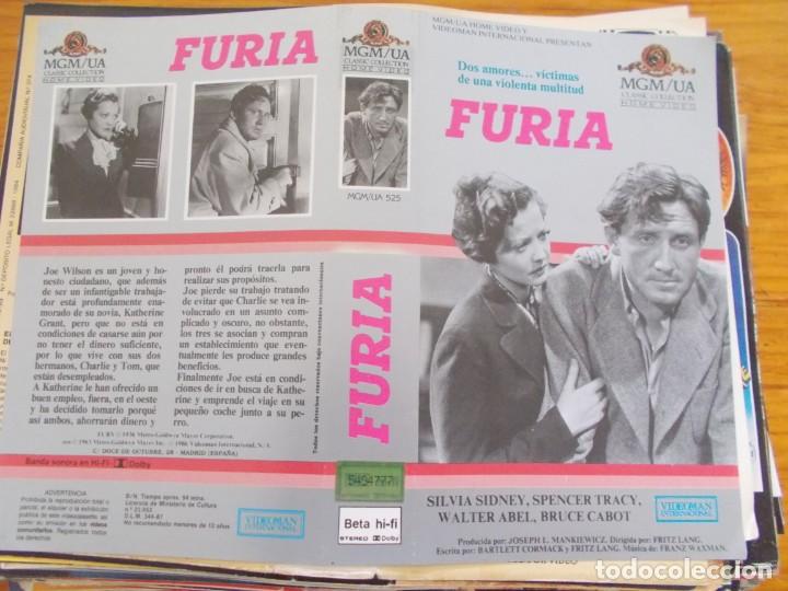 Cine: FURIA, (&rdquo;SOLO CARATULA&rdquo;) - Foto 1