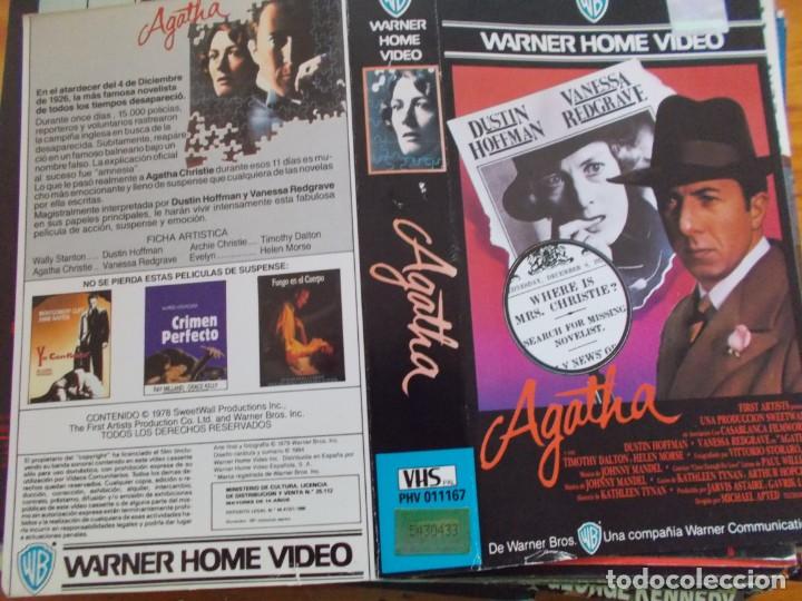 Cine: AGATHA, (&rdquo;SOLO CARATULA&rdquo;) - Foto 1