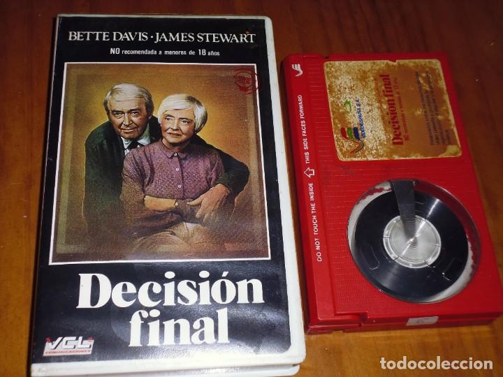 Cine: DECISION FINAL - BETTE DAVIS, JAMES STEWART - BETA - Foto 1