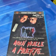 Cine: PELICULA BETA AQUI HUELE A MUERTO (¡PUES YO NO HE SIDO!) - (1989). Lote 330247143