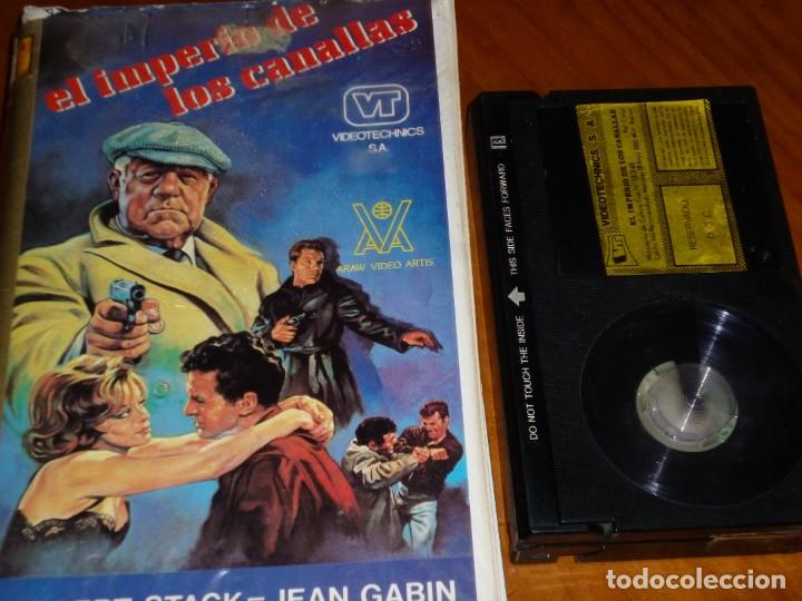 Cine: EL IMPERIO DE LOS CANALLAS - ROBERT STACK, JEAN GABIN - BETA - Foto 1