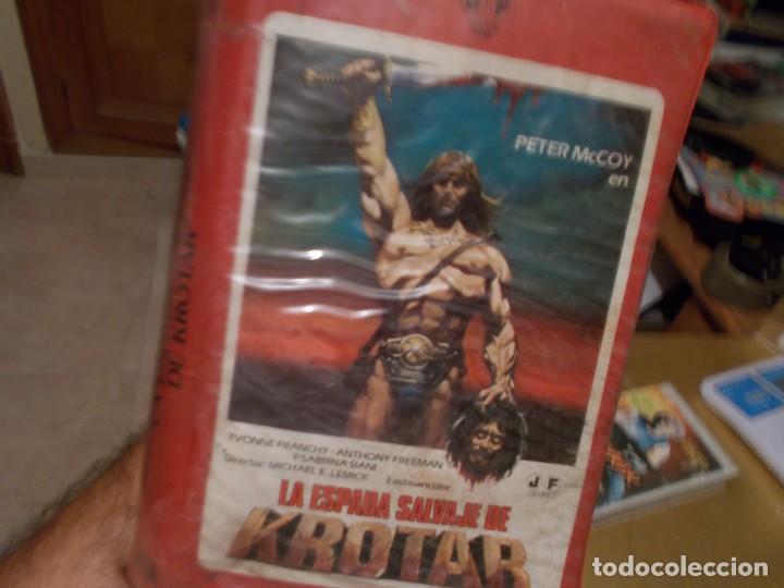 Cine: LA ESPADA SALVAJE DE KROTAR BETA CAJA GRANDE 1 EDICCION - Foto 1