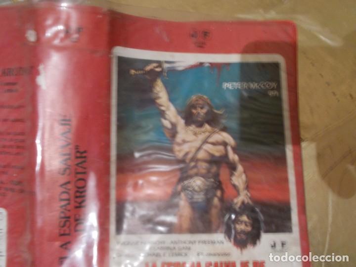 Cine: LA ESPADA SALVAJE DE KROTAR BETA CAJA GRANDE 1 EDICCION - Foto 3