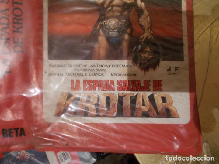 Cine: LA ESPADA SALVAJE DE KROTAR BETA CAJA GRANDE 1 EDICCION - Foto 4