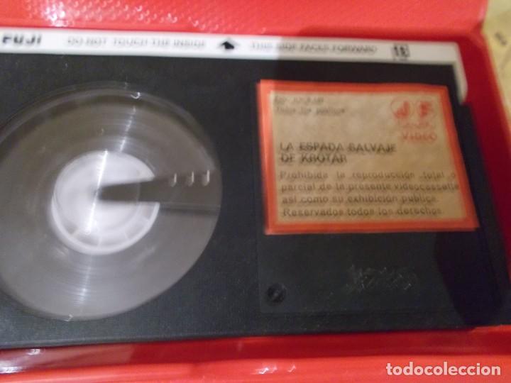 Cine: LA ESPADA SALVAJE DE KROTAR BETA CAJA GRANDE 1 EDICCION - Foto 9