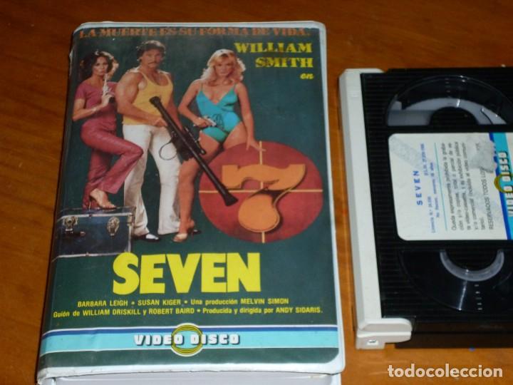 Cine: SEVEN - WILLIAM SMITH, BARBARA LEIGH - VIDEODISCO - BETA - Foto 1