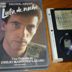 Cine: LULU DE NOCHE - IMANOL ARIAS, EMILIO MARTINEZ LAZARO - CBS FOX VIDEOCLUB - BETA. Lote 401861914