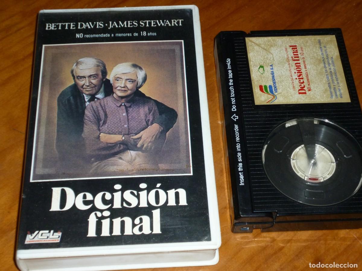 Cine: DECISION FINAL - BETTE DAVIS, JAMES STEWART - BETA - Foto 1