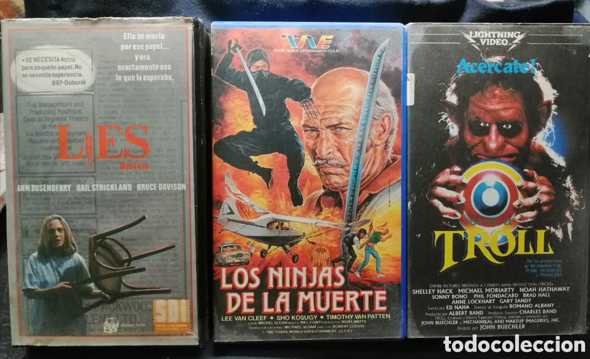 Cine: Lote 7 pel&iacute;culas beta - Foto 1
