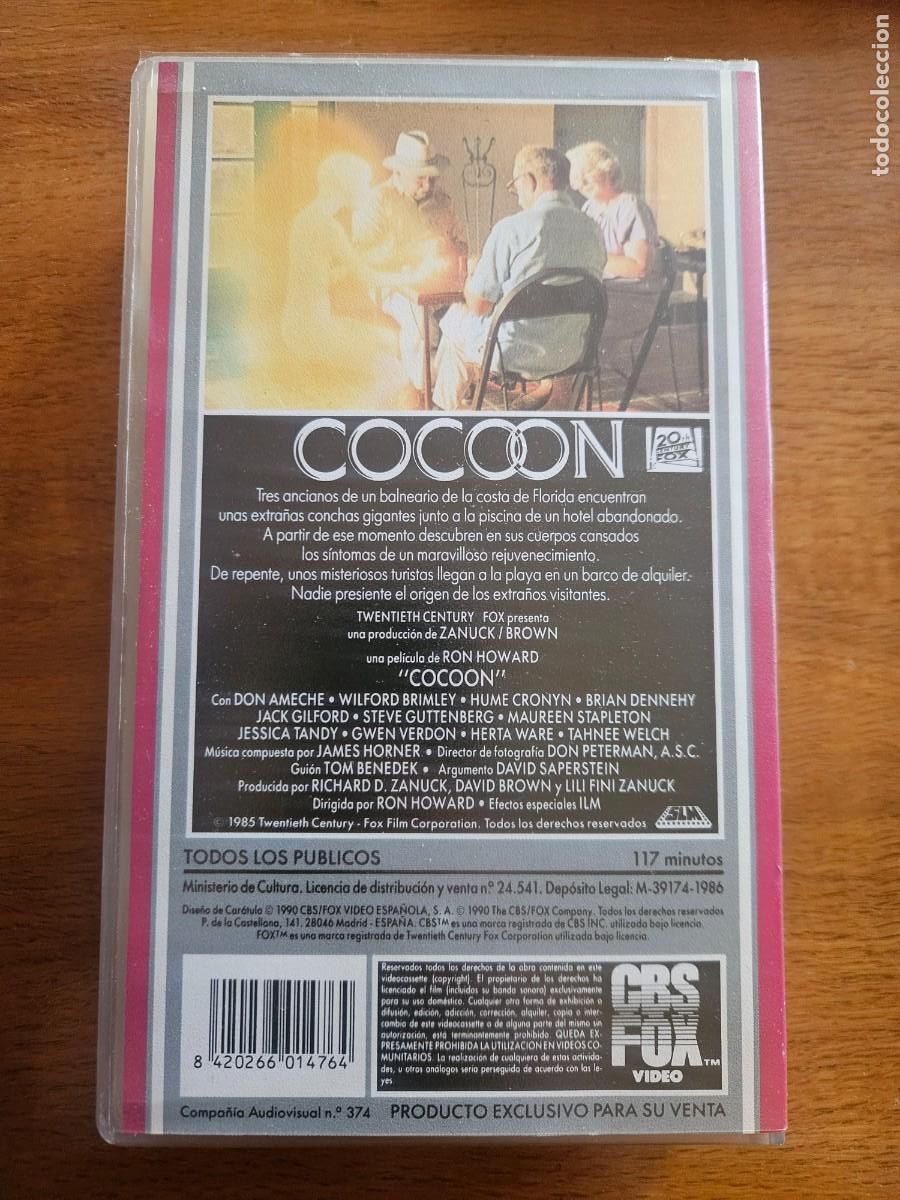 Cine: COCOON - Ron Howard ( 1985 ) BETA - Foto 2