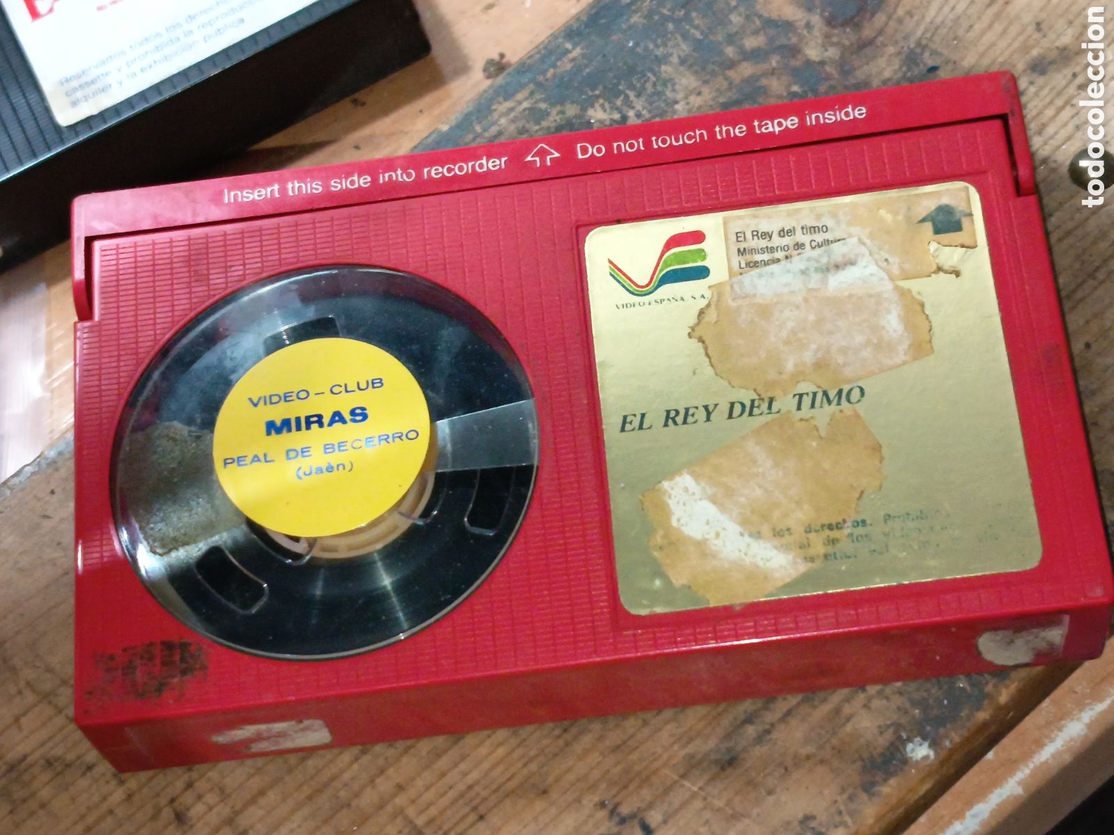 Kino: El rey del timo. Pel&iacute;cula en v&iacute;deo betamax
