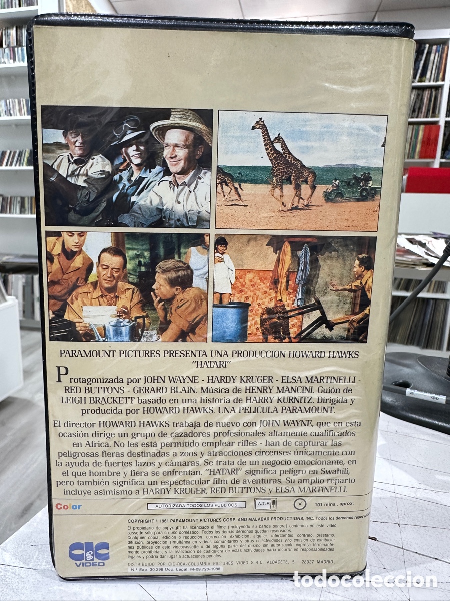 Cine: Hatari (Beta) John Wayne, Howard Hawks - Foto 3