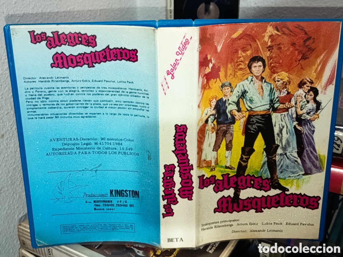 Cine: Los alegres mosqueteros. Pel&iacute;cula betamax - Foto 2