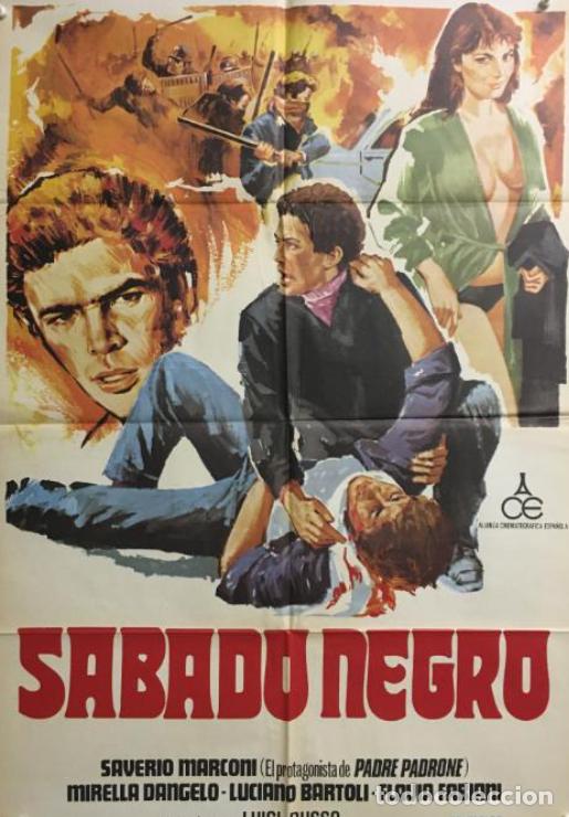 Cine: S&aacute;bado negro / Porca societa. Pel&iacute;cula video V2000