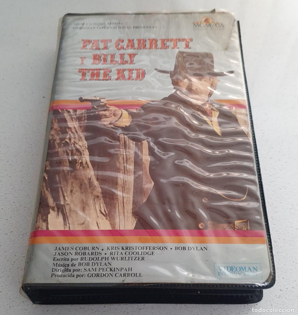 Cine: Pel&iacute;cula Beta Pat Garrett y Billy The Kid. Kris Kristofferson James Coburn, Sam Peckinpah. Videoclub