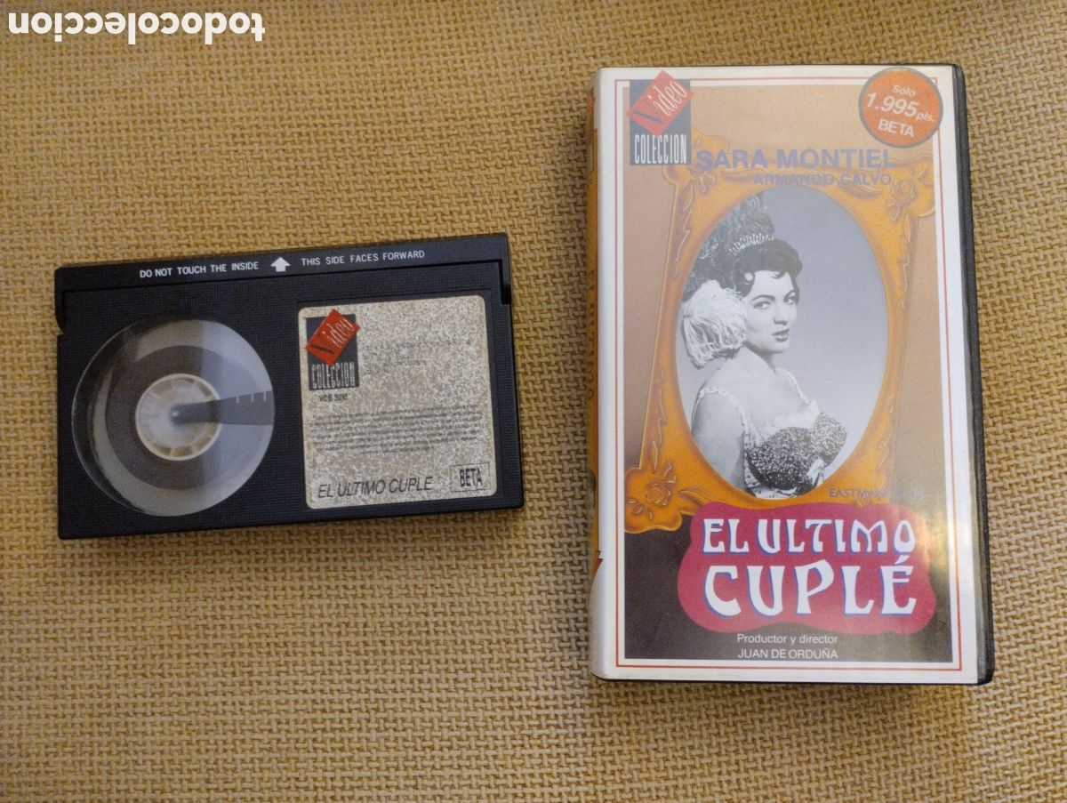Cine: Pel&iacute;cula Beta antigua EL ULTIMO CUPLE