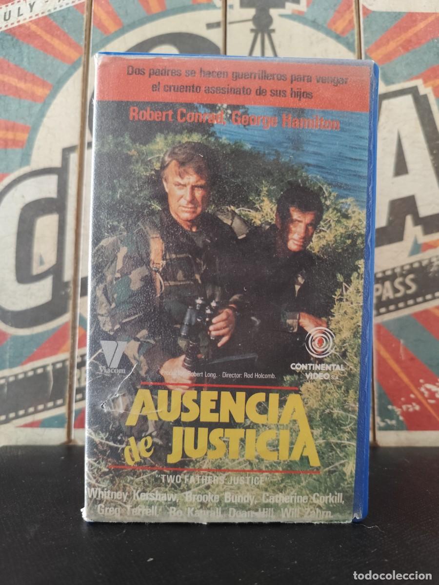 Cine: LF 62 BETA CP Ausencia de justicia - Robert Conrad, George Hamilton