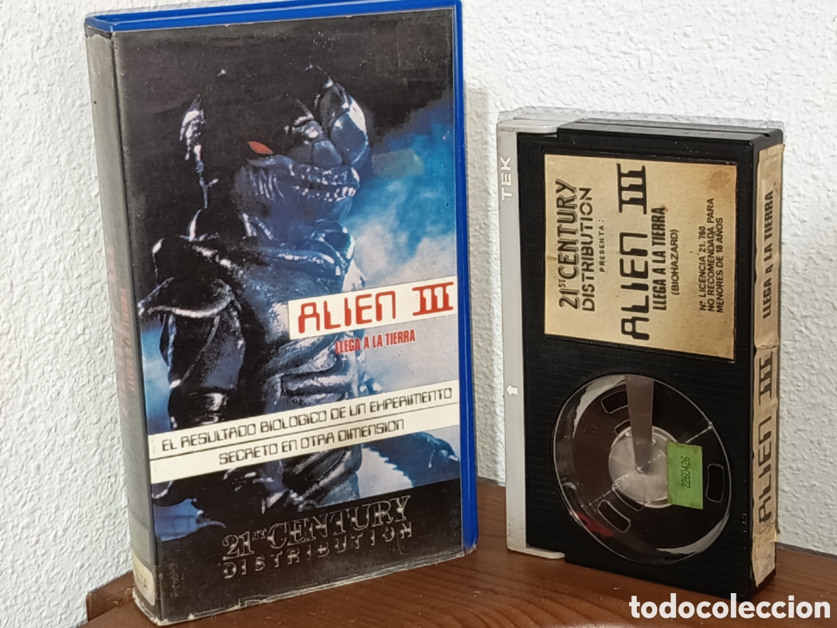 Cine: Alien 3 llega a la Tierra, Biohazard. Pel&iacute;cula betamax