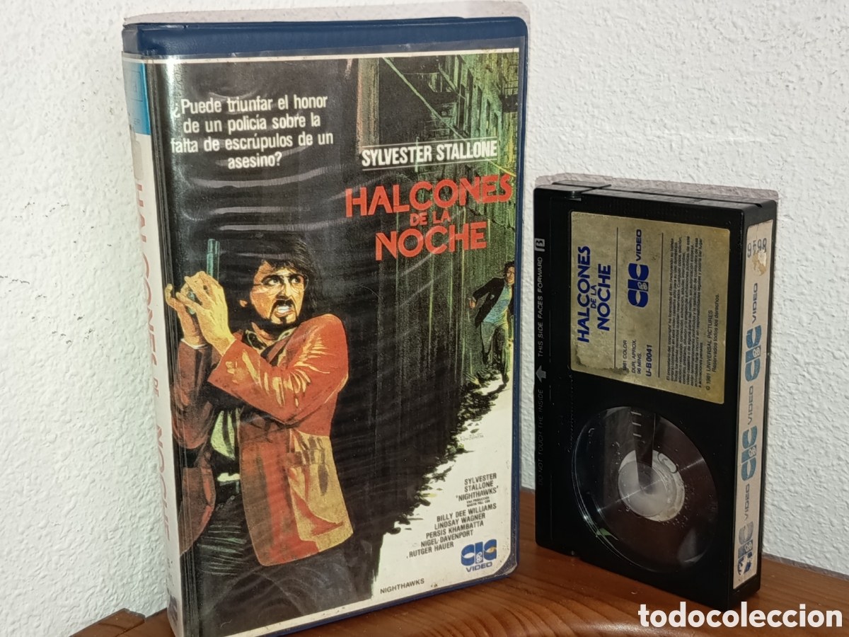 Cine: Los halcones de la noche. Sylvester Stallone. Pel&iacute;cula betamax