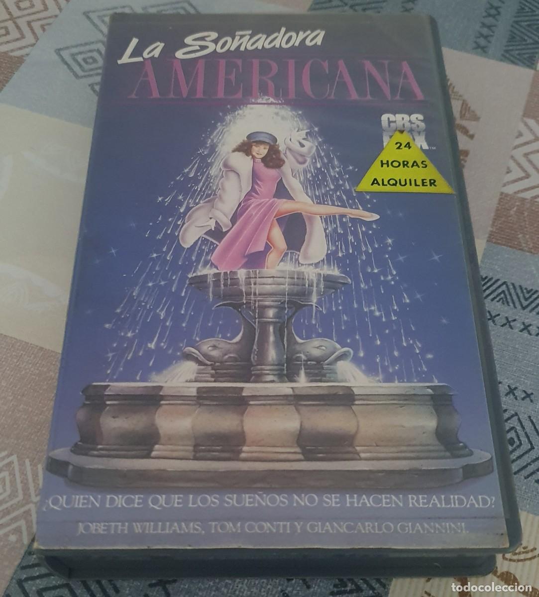 Cine: Pel&iacute;cula Beta La So&ntilde;adora Americana. Jobeth Williams. Cbs Fox V&iacute;deo 1989. Videoclub alquiler.