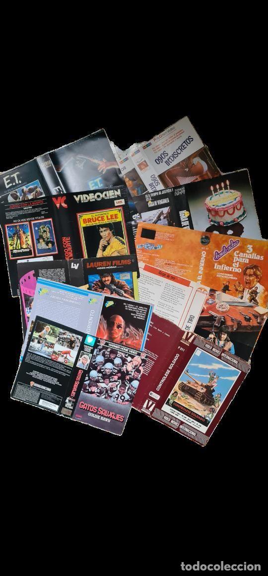 Cine: LOTE caratulas videoclub