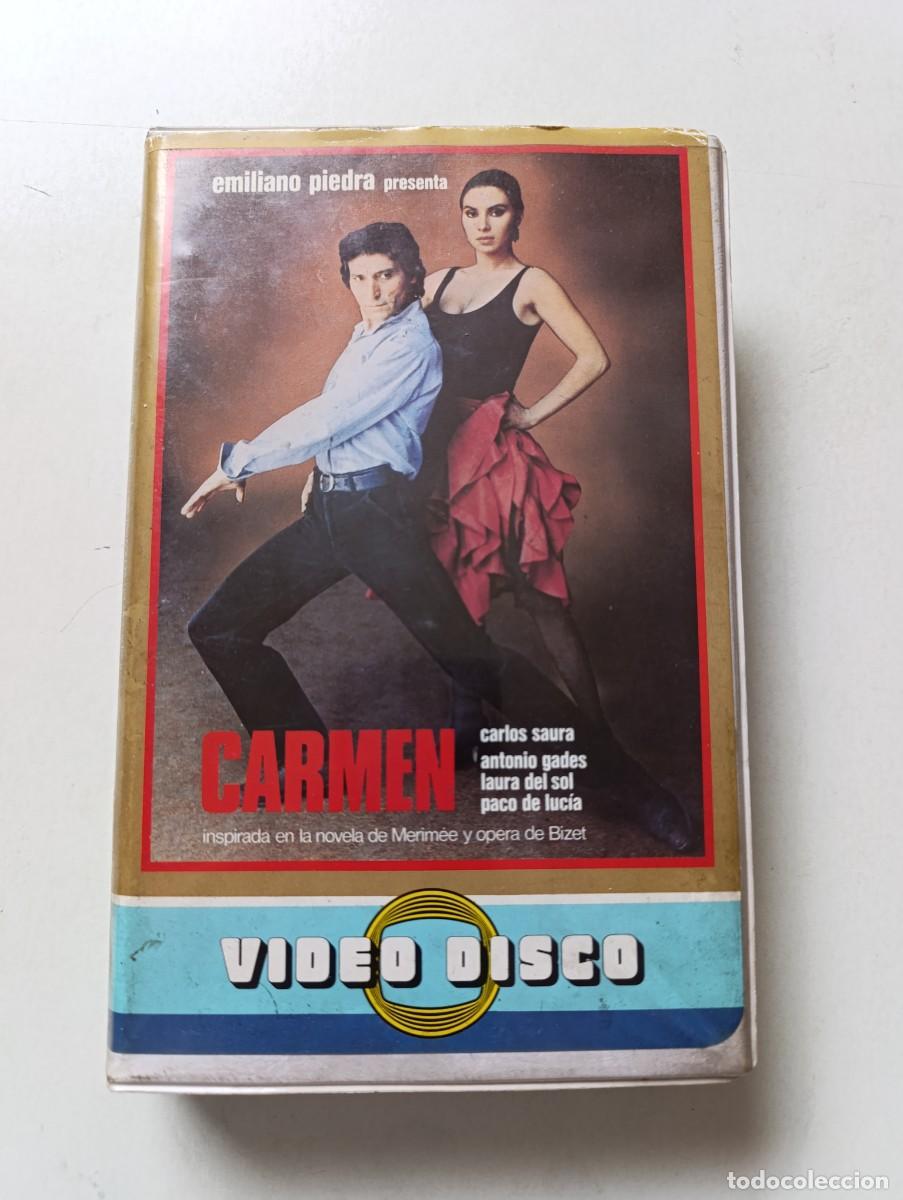 Cine: CARMEN Pel&iacute;cula BETA Carlos Saura Antonio Gades Marisol Paco de Luc&iacute;a Cristina Hoyos baile flamenco