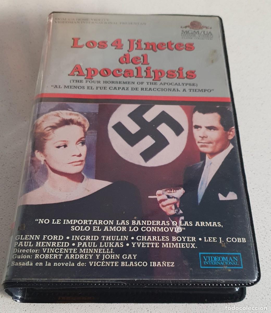 Cine: Pel&iacute;cula Beta Los 4 Jinetes del Apocalipsis. Glenn Ford, Vicente Minnelli, Blasco Iba&ntilde;ez. Videoclub.
