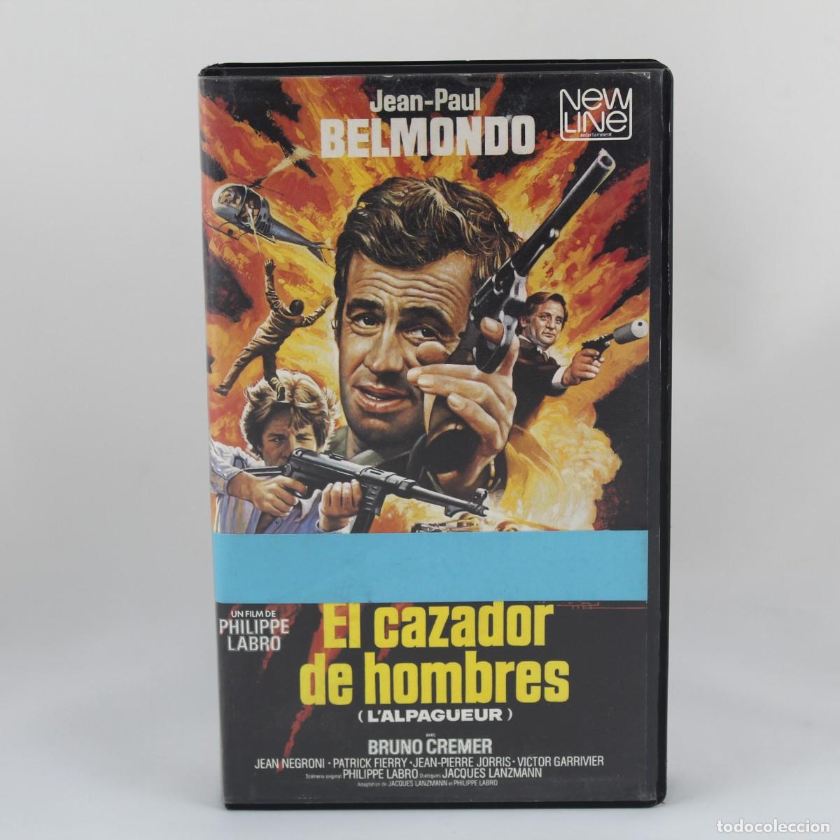 Cine: El Cazador de Hombres Betamax Video Beta Belmondo 1985 Espa&ntilde;ol