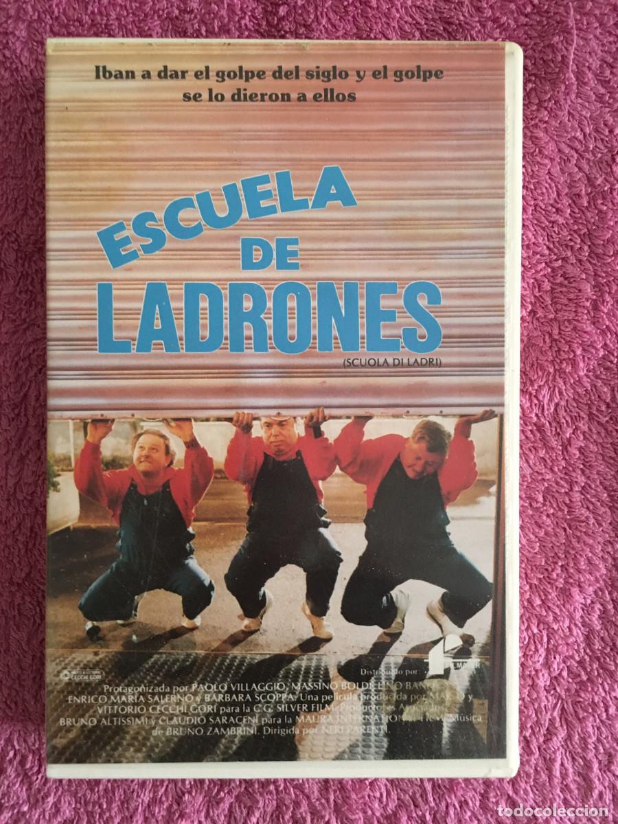 Cine: ESCUELA DE LADRONES (1986) BETA PAOLO VILLAGGIO LINO BANFI FLORENCE GUERIN ED. FILMAYER
