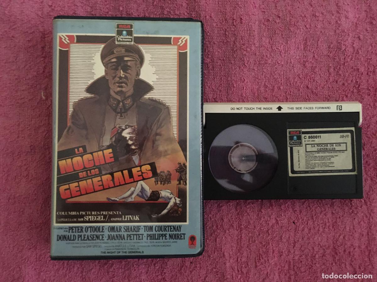 Cine: LA NOCHE DE LOS GENERALES (1967) BETA B&Eacute;LICA Ed. RCA-COLUMBIA SONIDO HI-FI DOBLAJE CINES 1967