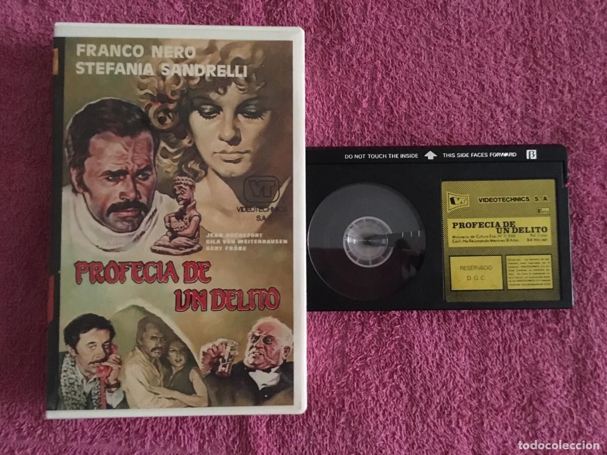 Cine: PROFEC&Iacute;A DE UN DELITO (1976) BETA VIDEOTECHNICS SUSPENSE THRILLER FRANCO NERO STEFANIA SANDRELLI