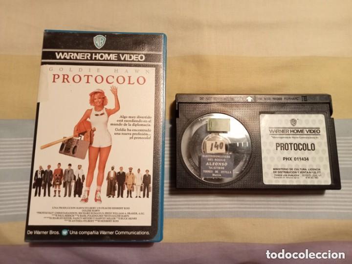Cine: PROTOCOLO (1984) BETA COMEDIA GOLDIE HAWN CHRIS SARANDON RICHARD ROMANUS