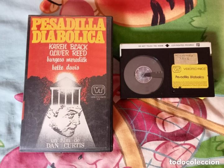 Cine: PESADILLA DIAB&Oacute;LICA (1976) BETA VIDEOTECHNICS TERROR KAREN BLACK OLIVER REED